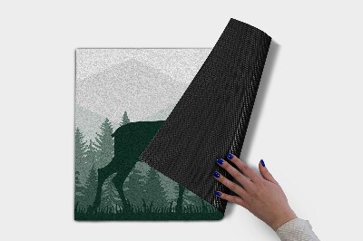 Schoonloopmat Elanden in het wild