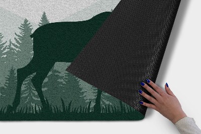 Schoonloopmat Elanden in het wild