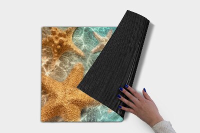 Deurmat voor buiten Zeester in het water