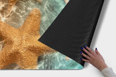 Deurmat voor buiten Zeester in het water