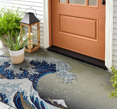 Buiten deurmat Tsunami in Kanagawa