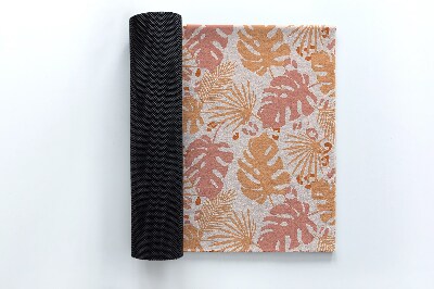 Schoonloopmat Monstera bladmotief