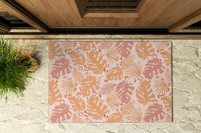 Schoonloopmat Monstera bladmotief