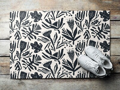 Schoonloopmat Abstracte flora