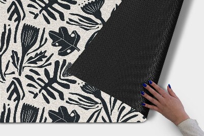 Schoonloopmat Abstracte flora