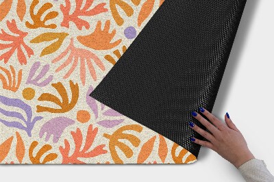 Buiten deurmat Botanische abstractie