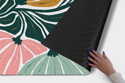 Schoonloopmat Geometrische bloemen