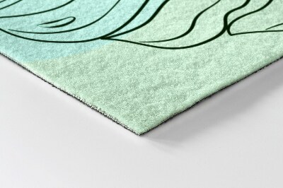 Buiten deurmat Monstera bladeren