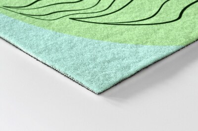 Schoonloopmat Monstera Groen