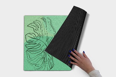 Schoonloopmat Monstera Groen