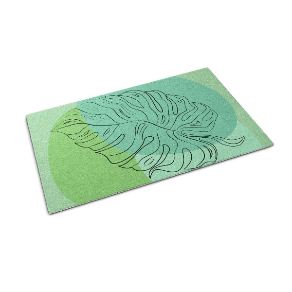 Deurmat voor buiten Oranje gloed