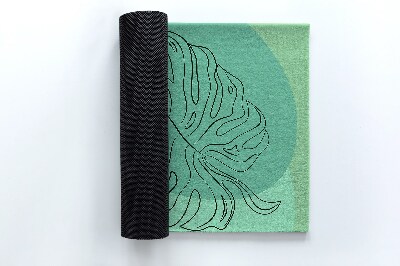 Deurmat voor buiten Oranje gloed