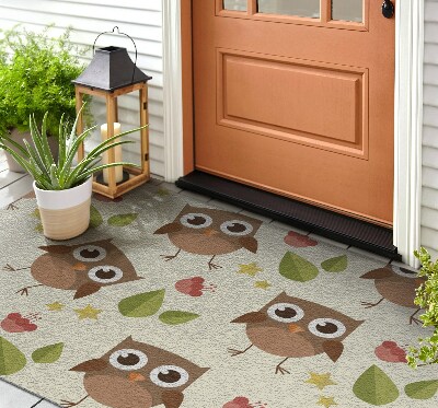 Deurmat voor buiten Uilenvogel