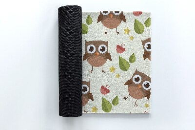 Deurmat voor buiten Uilenvogel
