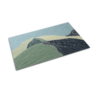 Deurmat voor buiten Geometrisch landschap