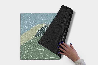 Deurmat voor buiten Geometrisch landschap