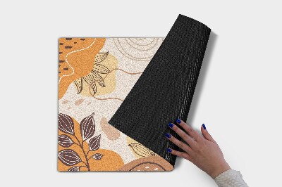 Buiten deurmat Bloemenabstracties