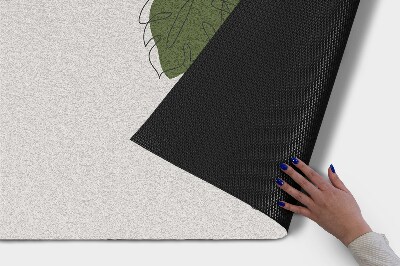 Buiten deurmat Monstera katten