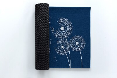 Deurmat voor buiten Paardenbloembloemen