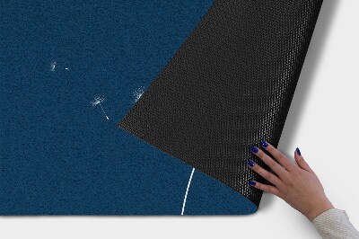 Deurmat voor buiten Paardenbloembloemen