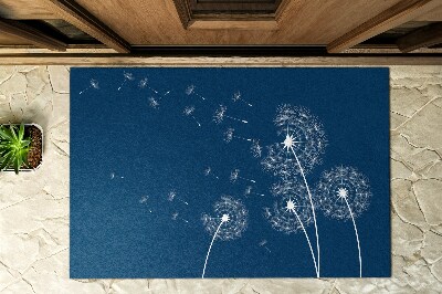 Deurmat voor buiten Paardenbloembloemen