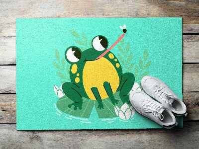 Deurmat voor buiten Kikkertje