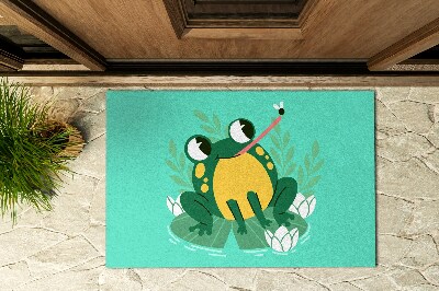 Deurmat voor buiten Kikkertje