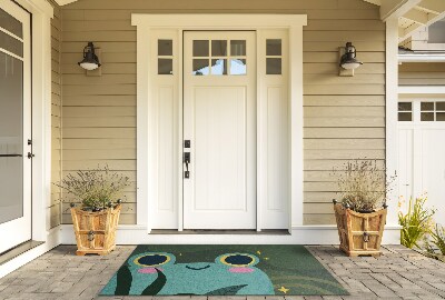 Buiten deurmat Een schattige kikker