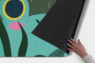 Buiten deurmat Een schattige kikker