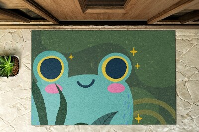 Buiten deurmat Een schattige kikker