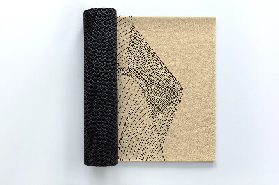 Schoonloopmat Geometrische golf