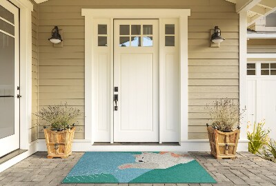 Schoonloopmat Speelse kitten