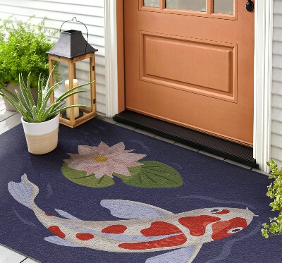 Buiten deurmat Koikarpers