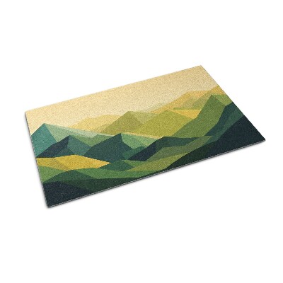 Schoonloopmat Geometrische bergen