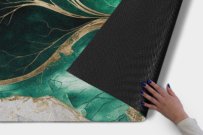 Deurmat voor buiten Marmeren abstractie