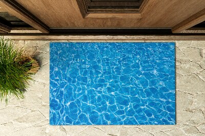 Deurmat voor buiten Watergolven