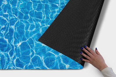 Deurmat voor buiten Watergolven