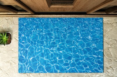 Deurmat voor buiten Watergolven