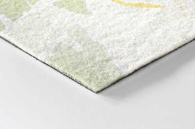 Schoonloopmat Gele chrysanten