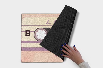 Deurmat voor buiten Retro Cassette Liefde
