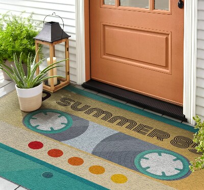 Buiten deurmat Retro Cassette Zomer