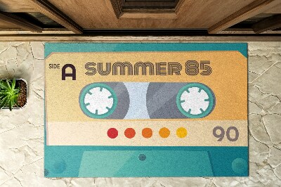 Buiten deurmat Retro Cassette Zomer