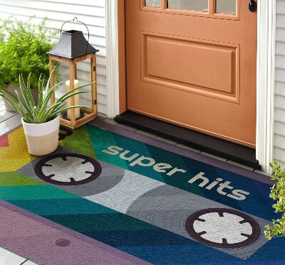 Schoonloopmat Retro Super Hits Cassette