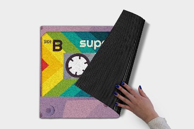 Schoonloopmat Retro Super Hits Cassette