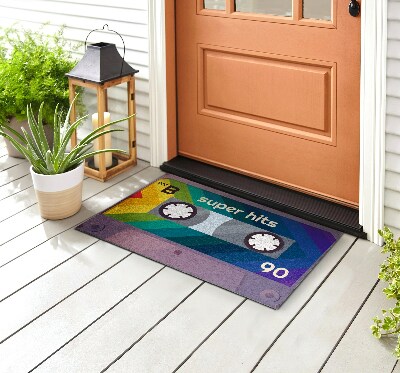 Schoonloopmat Retro Super Hits Cassette