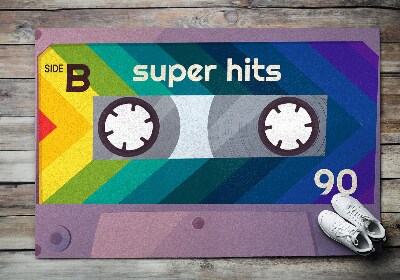 Schoonloopmat Retro Super Hits Cassette