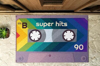 Schoonloopmat Retro Super Hits Cassette