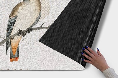 Buiten deurmat Gaai op een tak