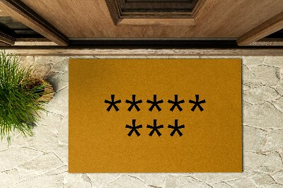 Deurmat voor buiten Sterrenlichten