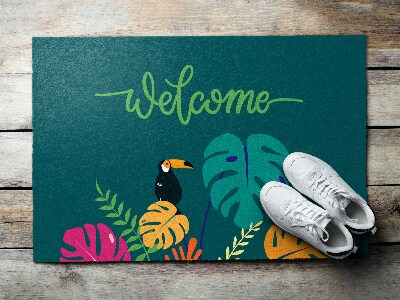 Buiten deurmat Tropisch welkom